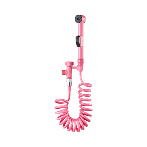 Submarine toilet companion spray gun set Pink